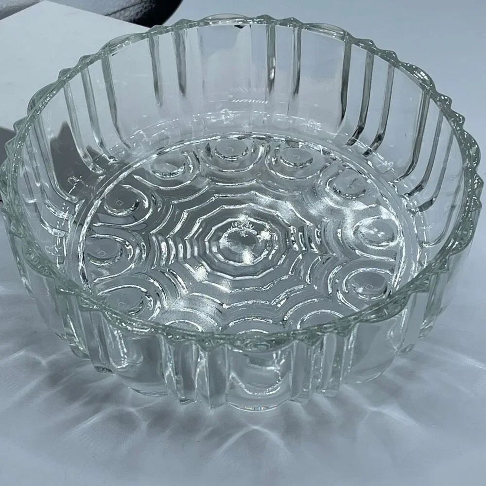 Anchor Hoking “ Old Cafe “ depression glass candy dish